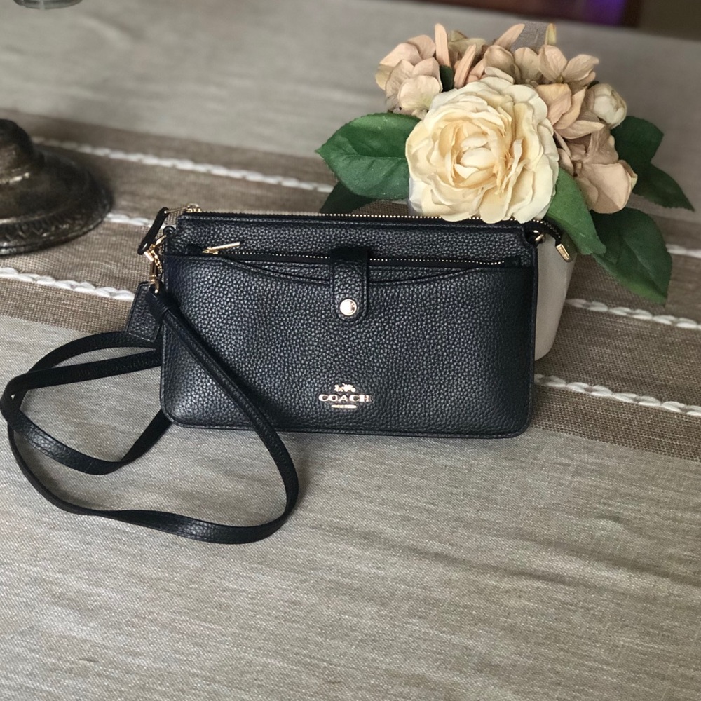 Small coach crossbody and slim wallet